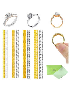 Ajustador de Anillos WGLILO - 8 Piezas, 4 Tamaños, Silicona