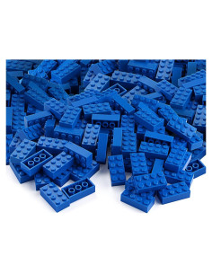 Bloques de Construcción Feleph 320 Piezas 2x4 Azul