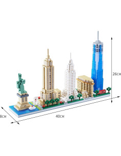 Conjunto Edificios Skyline Nueva York - 3452 piezas | KLMEi 2