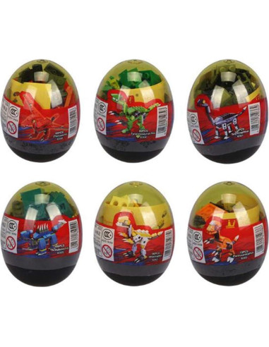 Anditoy 4 Huevos de Bloques de Dinosaurios para Niños