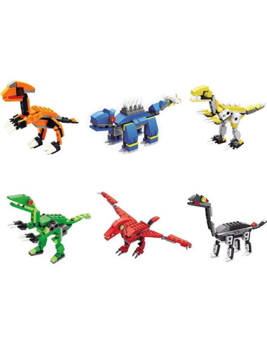 Anditoy 4 Huevos de Bloques de Dinosaurios para Niños