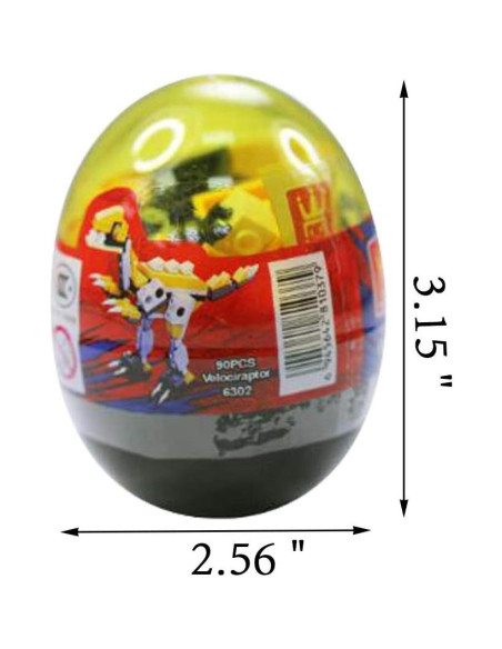 Anditoy 4 Huevos de Bloques de Dinosaurios para Niños