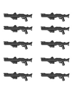 Set de Armas Clon Trooper MOOXI 10 Piezas Naranja