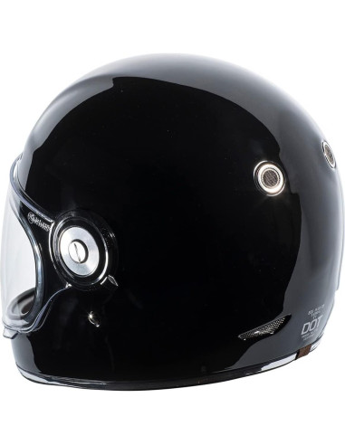 Casco TORC T1 Newport Fibra de Vidrio Unisex Negro