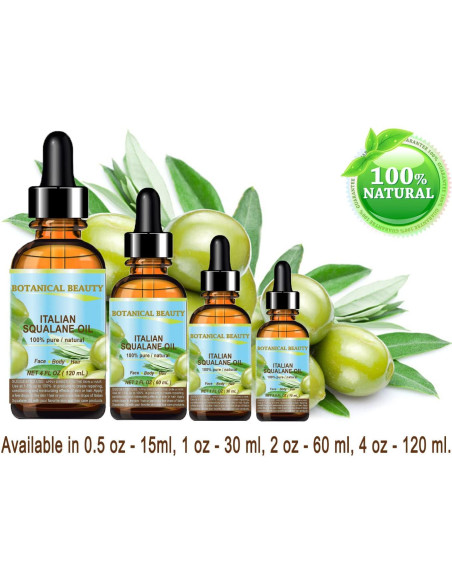 Aceite de Squalane 100% Puro Belleza Botánica 30ml Hidratante