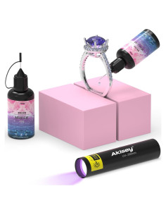 Kit Ajustadores de Anillos Akisey con Pegamento UV 20g