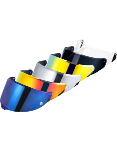 Visera de Casco JQF Gear Pista GPRR Azul Cromado 2