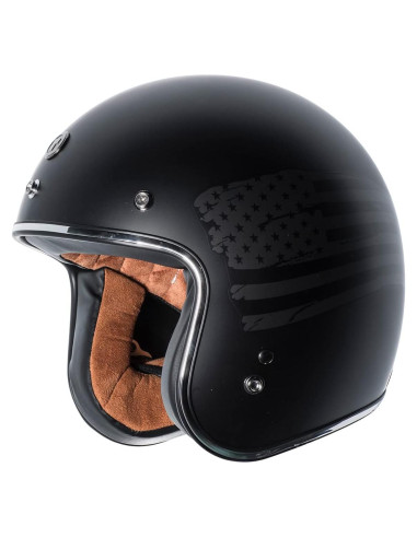 Casco TORC T50C Abierto 3/4 Motocicleta Negro Mate