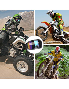 Gafas de Motocross Dmeixs GOGMSI Negro UV para Adultos 2