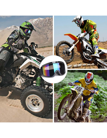 Gafas de Motocross Dmeixs GOGMSI Negro UV para Adultos