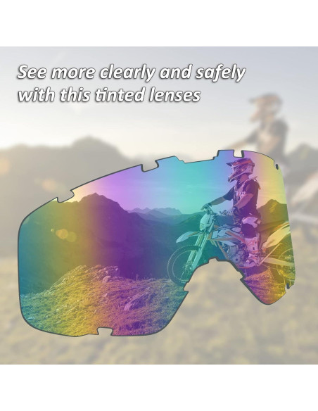 Gafas de Motocross Dmeixs GOGMSI Negro UV para Adultos