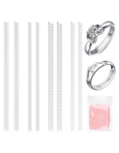 Reductor de Tamaño de Anillo Wegoup - Silicona Transparente 8 Piezas