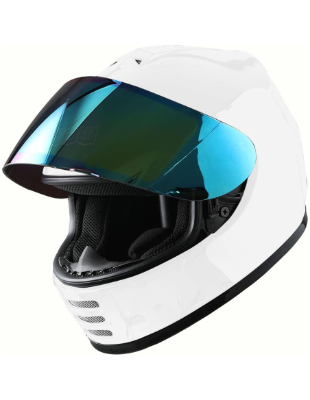 Casco de Motocicleta WOW HKY-B15 para Jóvenes + Guantes MX