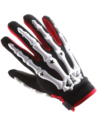 Casco de Motocicleta WOW HKY-B15 para Jóvenes + Guantes MX