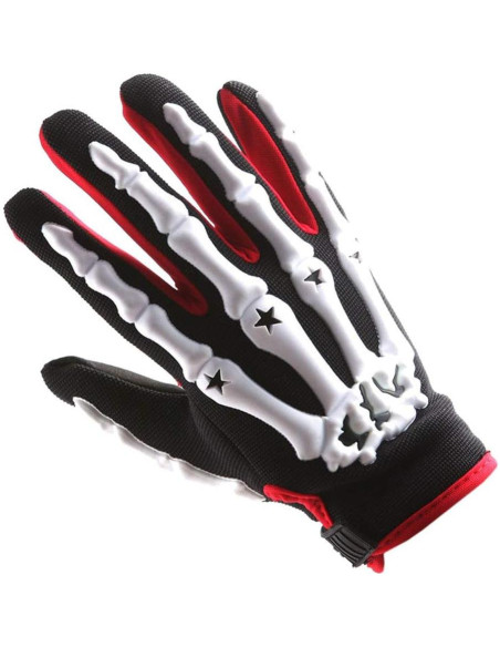 Casco de Motocicleta WOW HKY-B15 para Jóvenes + Guantes MX