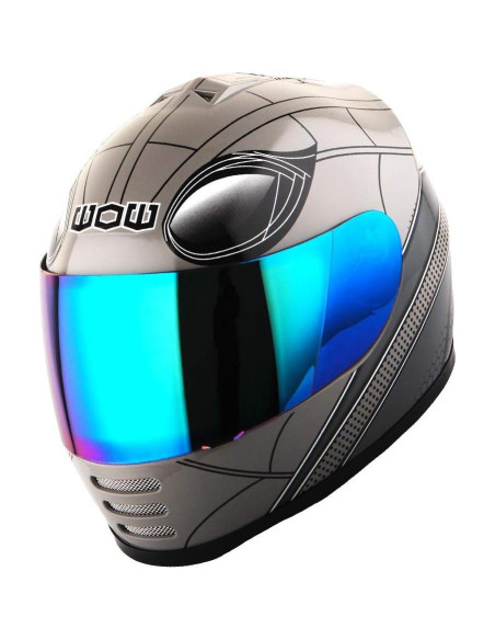 Casco Infantil WOW HKY-B15 + Guantes MX + Talla S