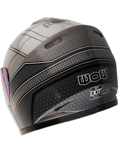 Casco Infantil WOW HKY-B15 + Guantes MX + Talla S