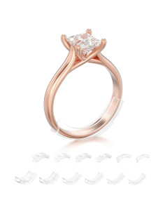 Ajustador Invisible de Talla de Anillo TUZAMA - 12 Piezas