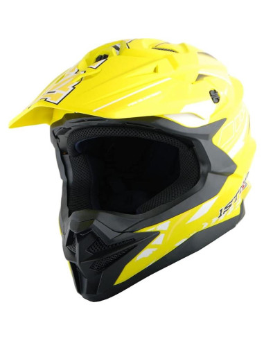 Casco 1Storm HF803 Motocross Adulto Negro Mate S