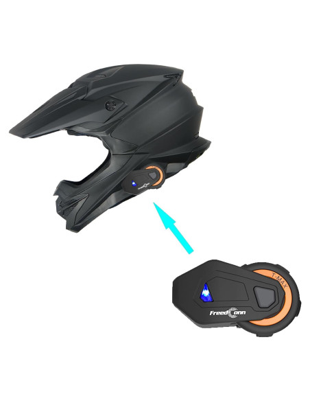 Casco 1Storm HF803 Motocross Adulto Negro Mate