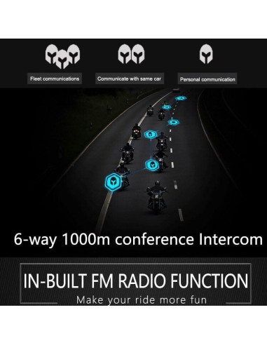 Casco 1Storm HF803 Motocross Adulto Negro Mate