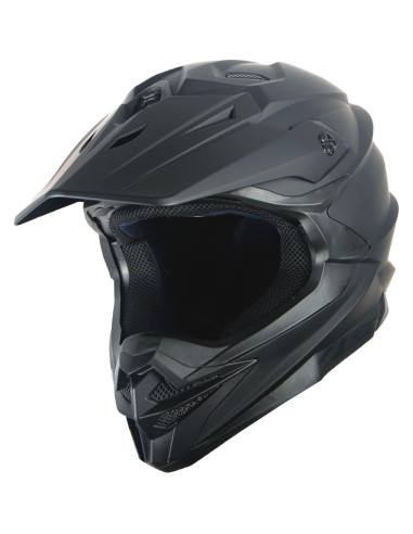 Casco 1Storm HF803 Motocross Adulto Negro Mate
