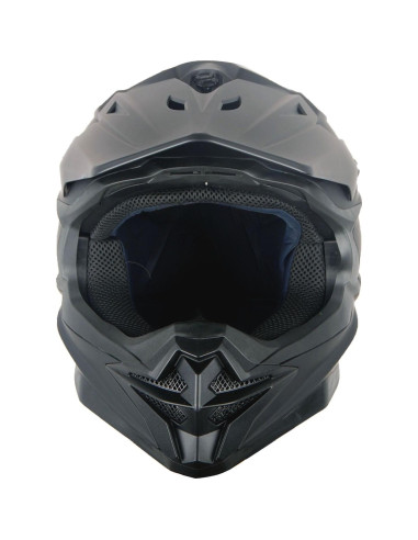 Casco 1Storm HF803 Motocross Adulto Negro Mate