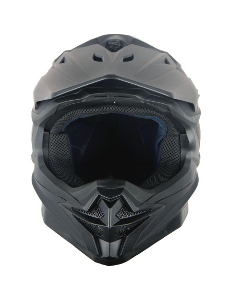 Casco 1Storm HF803 Motocross Adulto Negro Mate