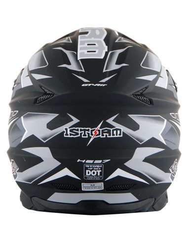 Casco 1Storm HF803 Motocross Adulto Negro Mate S