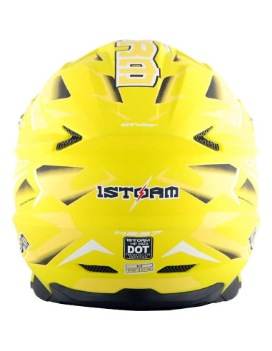 Casco 1Storm HF803 Motocross Adulto Negro Mate 53-54 CM