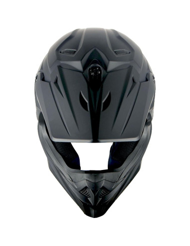Casco 1Storm HF803 Motocross Adulto Negro Mate S