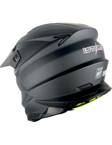 Casco 1Storm HF803 Motocross Adulto Negro Mate S