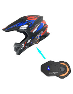 Casco 1Storm HF803 Motocross Adulto Negro Mate S