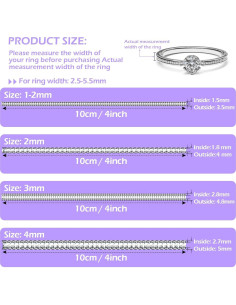 38 Pcs Ajustador de Talla de Anillo Mckanti con Herramienta 2