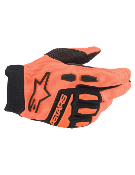 Guantes Alpinestars Full Bore Joven Naranja/Negro Talla L