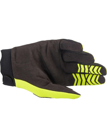Guantes Alpinestars Full Bore Amarillo Fluo Negro 2XL