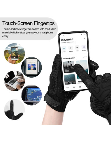 Guantes de Ciclismo INBIKE para Hombre con Protección