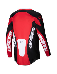 Jersey Racer Veil Alpinestars Negro/Rojo Brillante M 2