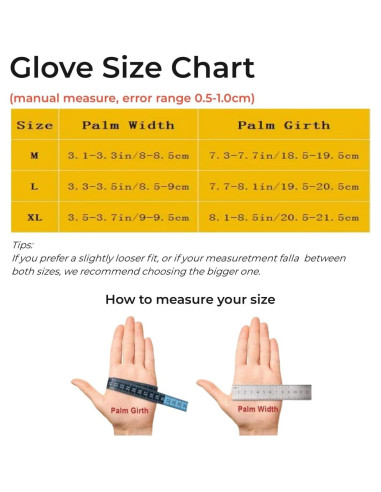 Guantes de Motocross TATACLEA Medianos Transpirables