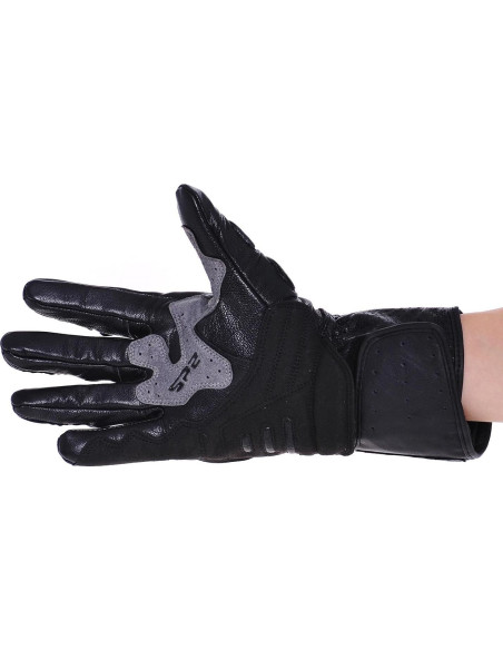 Guantes de Motocicleta Seibertron SP2 Cuero Negro L