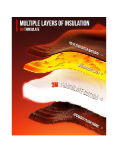 Guantes de Invierno BORLENI Impermeables para Motocicleta 2