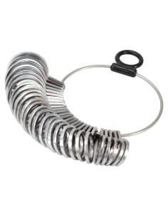 Medidor de Talla de Anillo Premium Taurish 27 Pcs US 0-13
