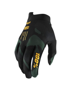 Guantes de Motocross 100% Ridecamp - Adulto Pequeño Negro