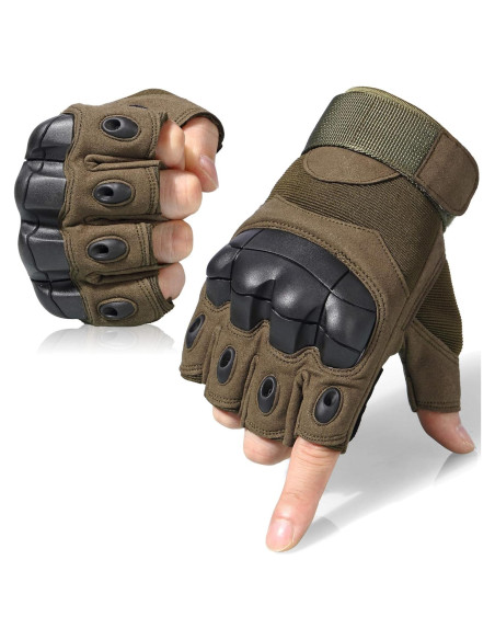 Guantes Tácticos WTACTFUL P10 Negros para Motocicleta