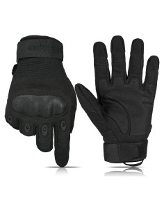 Guantes Tácticos Free Soldier para Hombres - Negro, Protección y Agarre
