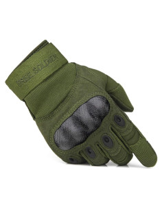 Guantes Tácticos Free Soldier para Hombres - Negro, Pequeño