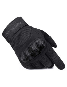 Guantes Tácticos Free Soldier para Hombres - Negro, Protección