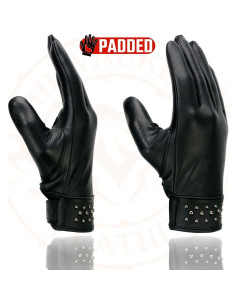 Guantes de moto Milwaukee Leather MG7760 para mujer con gel 2