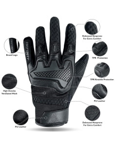 Guantes de Motocicleta INFINIT Safe Grip para Hombre - Táctiles 2