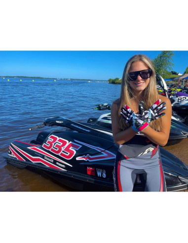 Guantes de Motocross Saints of Speed Retro, Medianos, Transpirables